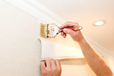 Pose de papier peint à Saint-Pardoult — revêtements muraux et toiles de verre